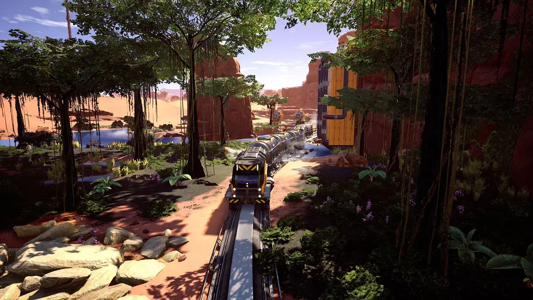 Satisfactory Train Transportation