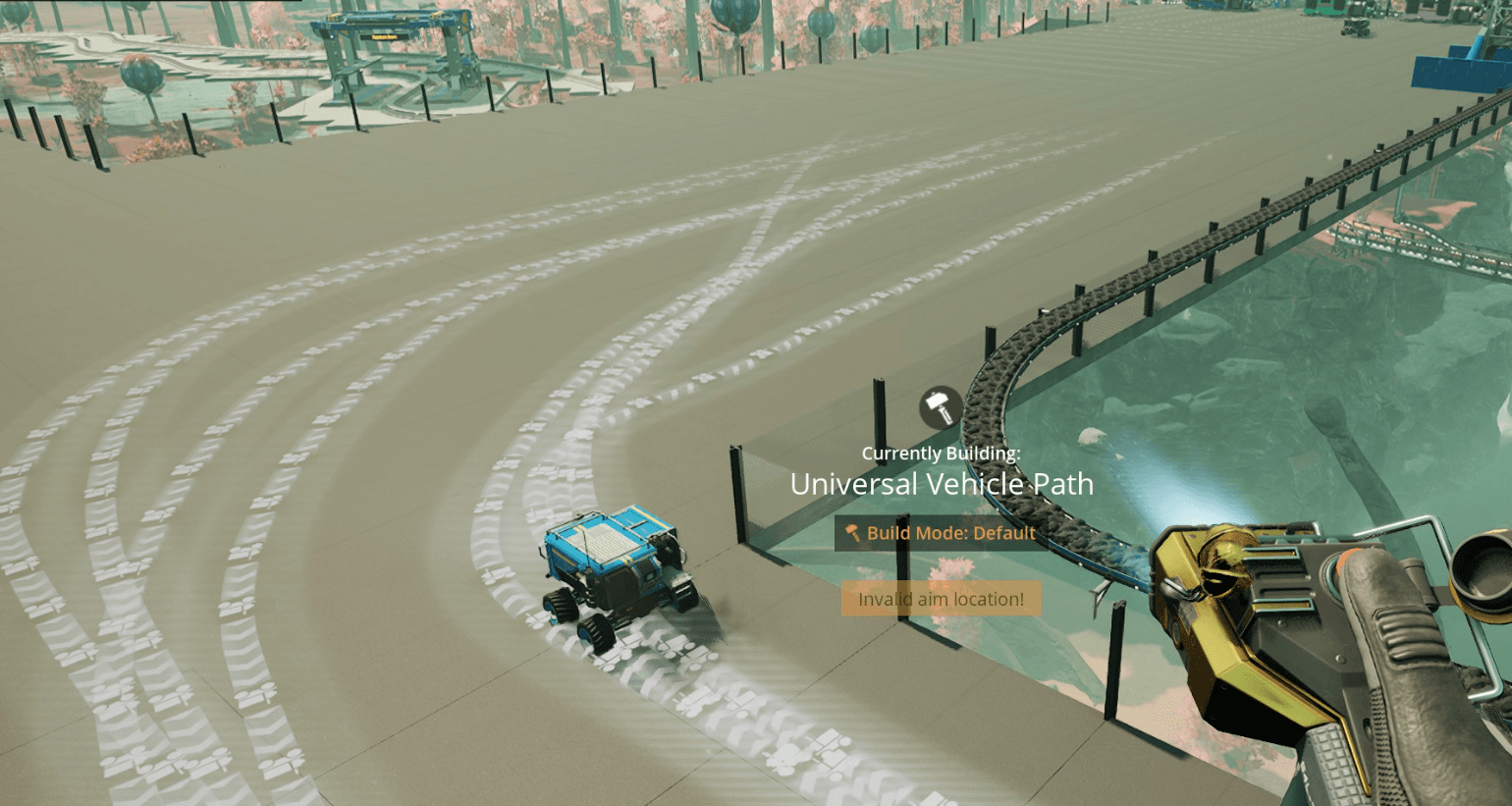 Vehicle path system for truck routes in Satisfactory 1.2 experimental