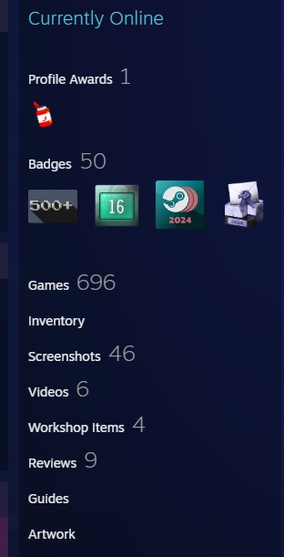Steam Profile