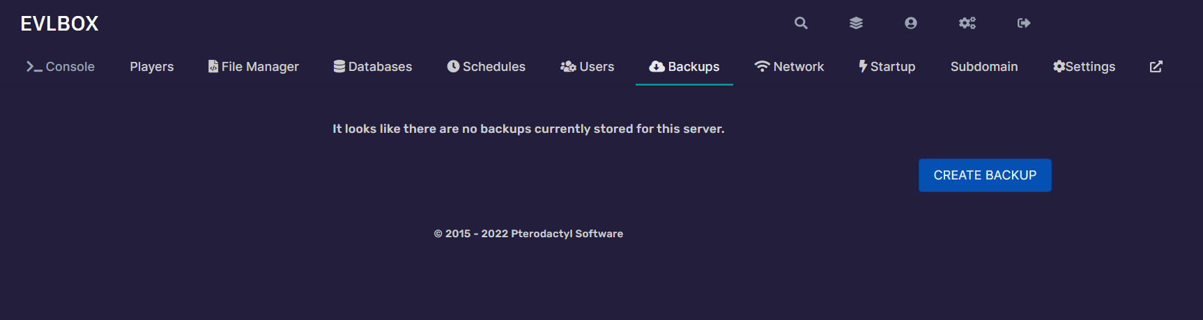 click-the-backup-link