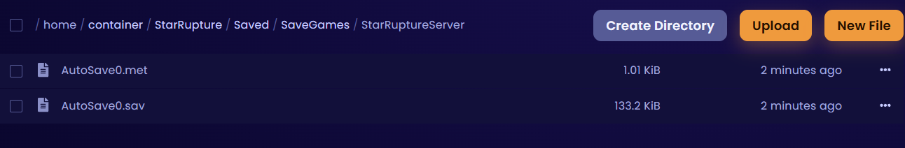 Nitro Files showing AutoSave0.sav and AutoSave0.met in the session folder