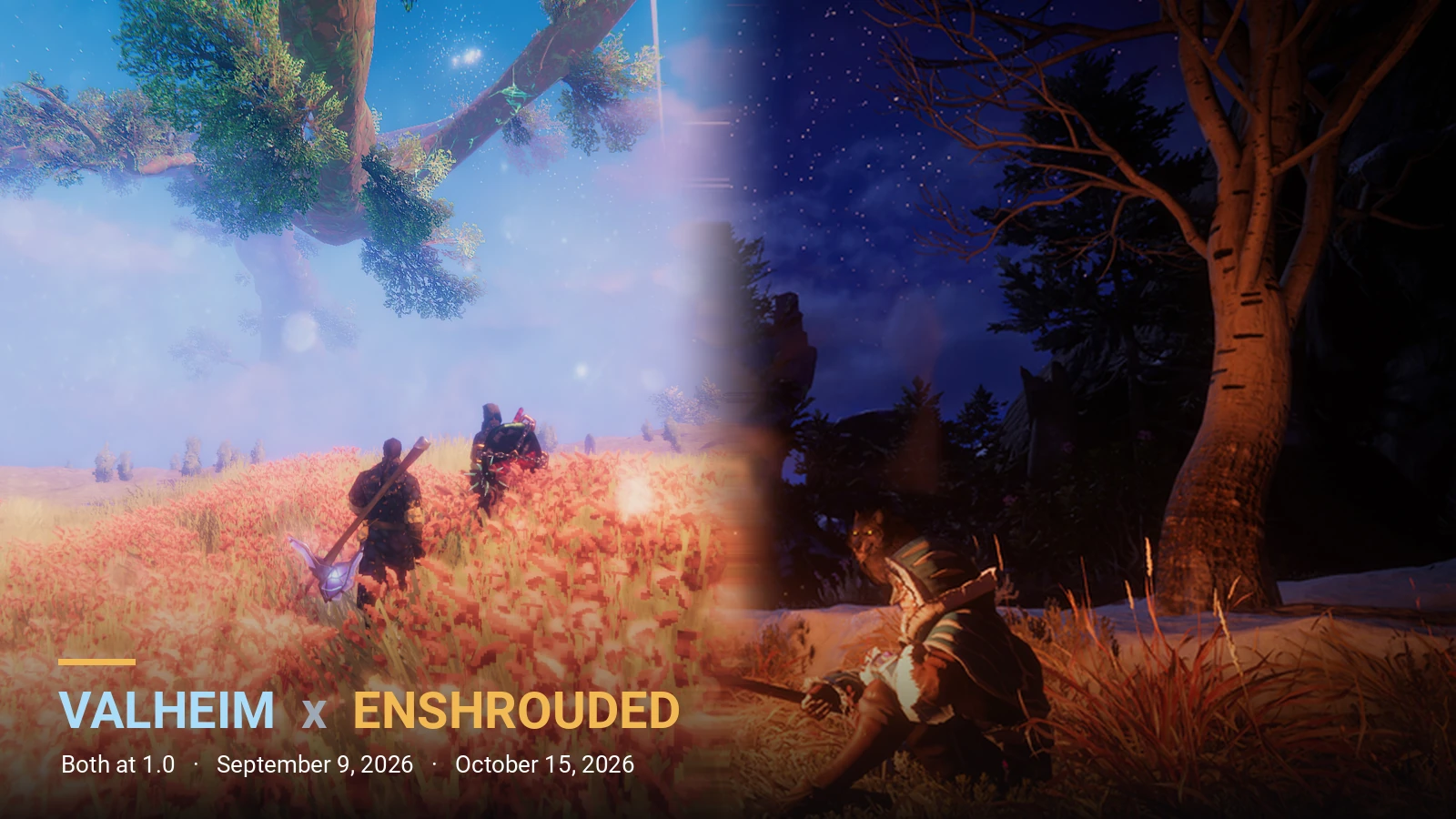 Enshrouded vs Valheim (2026): Both Hit 1.0 — Which Should Your Group Host?